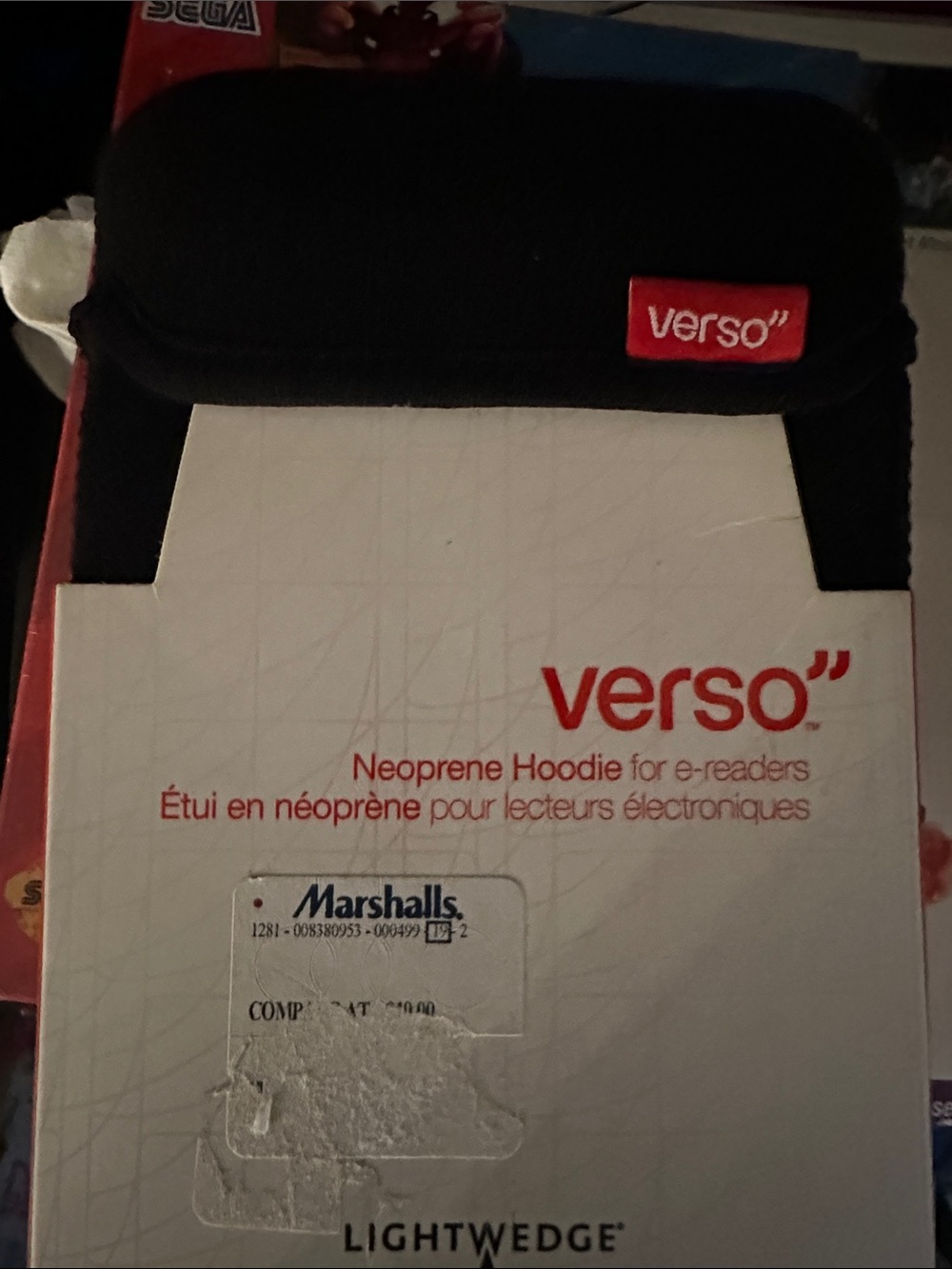 Verso Neoprene Hoodie e-Reader Sleeve - Black